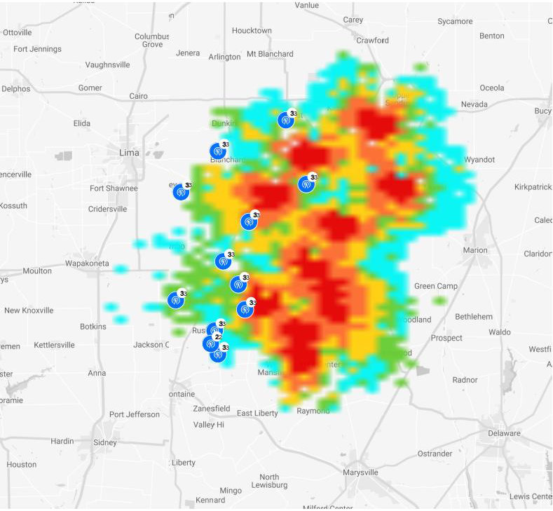 st wireless service area